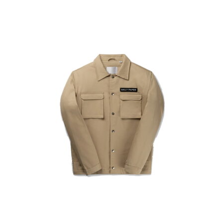 Sports Track Jackets 140 Cargo Coach Jacket Beige