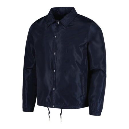 Sports Track Jackets 215 Men's Navy Coaches Full-Snap Jacket